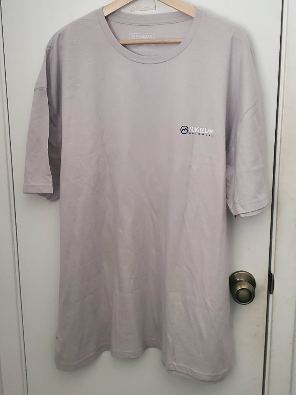 Magellan Outdoors Graphic T-Shirt Gray Men's Size XXL